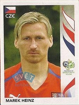 Marek Heinz Czech Republic samolepka Panini World Cup 2006 #375