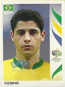 Cicinho Brazil samolepka Panini World Cup 2006 #382