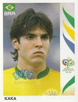 Kaka Brazil samolepka Panini World Cup 2006 #392