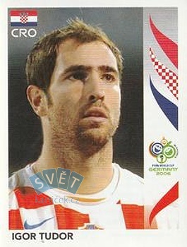 Igor Tudor Croatia samolepka Panini World Cup 2006 #404