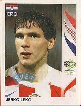 Jerko Leko Croatia samolepka Panini World Cup 2006 #408
