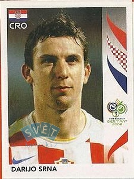 Darijo Srna Croatia samolepka Panini World Cup 2006 #409