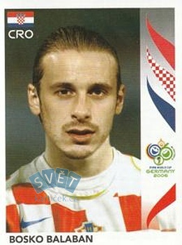 Bosko Balaban Croatia samolepka Panini World Cup 2006 #411