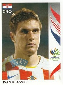 Ivan Klasnic Croatia samolepka Panini World Cup 2006 #412