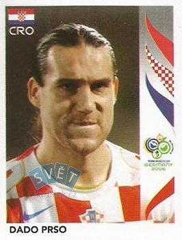 Dado Prso Croatia samolepka Panini World Cup 2006 #414