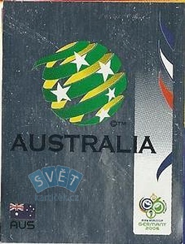 Team Emblem Australia samolepka Panini World Cup 2006 #417
