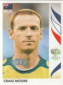 Craig Moore Australia samolepka Panini World Cup 2006 #420