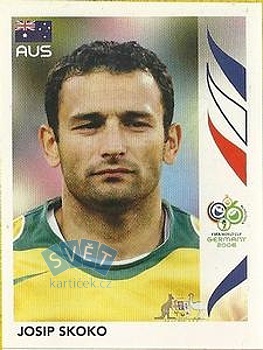 Josip Skoko Australia samolepka Panini World Cup 2006 #427