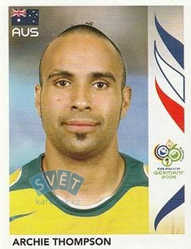 Archie Thompson Australia samolepka Panini World Cup 2006 #429