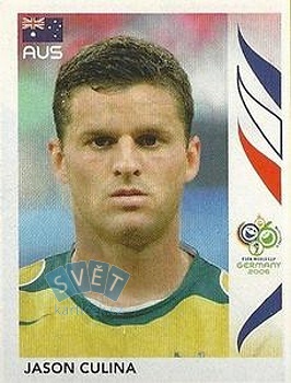 Jason Culina Australia samolepka Panini World Cup 2006 #431