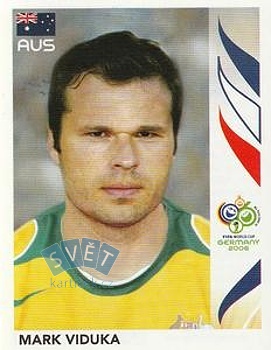 Mark Viduka Australia samolepka Panini World Cup 2006 #433