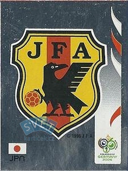 Team Emblem Japan samolepka Panini World Cup 2006 #436