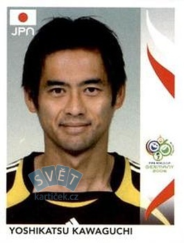 Yoshikatsu Kawaguchi Japan samolepka Panini World Cup 2006 #437