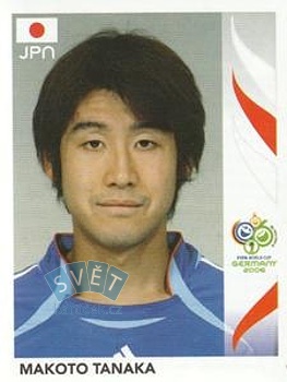 Makoto Tanaka Japan samolepka Panini World Cup 2006 #442