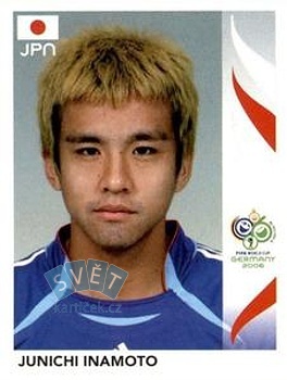 Junichi Inamoto Japan samolepka Panini World Cup 2006 #445
