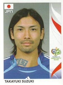 Takayuki Suzuki Japan samolepka Panini World Cup 2006 #450
