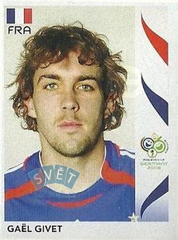 Ga?l Givet France samolepka Panini World Cup 2006 #459