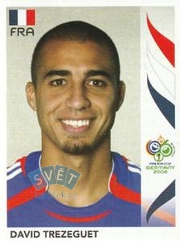 David Trezeguet France samolepka Panini World Cup 2006 #470