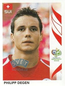 Philipp Degen Switzerland samolepka Panini World Cup 2006 #476