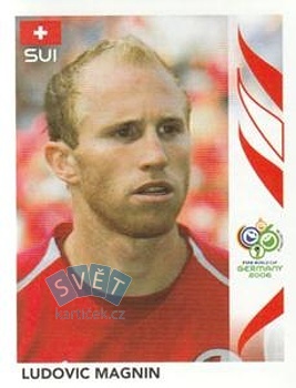 Ludovic Magnin Switzerland samolepka Panini World Cup 2006 #477