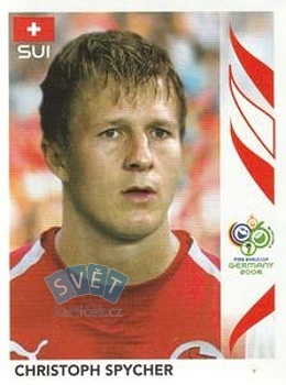 Christoph Spycher Switzerland samolepka Panini World Cup 2006 #480