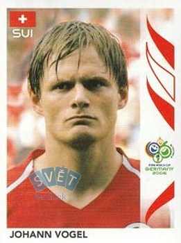 Johann Vogel Switzerland samolepka Panini World Cup 2006 #485