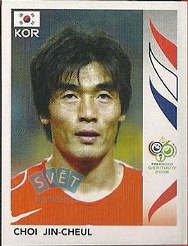 Choi Jin-Cheul South Korea samolepka Panini World Cup 2006 #497