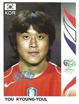 You Kyoung-Youl South Korea samolepka Panini World Cup 2006 #499