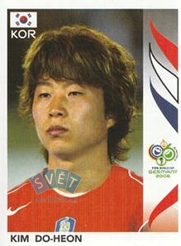 Kim Do-Heon South Korea samolepka Panini World Cup 2006 #501