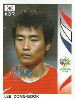 Lee Dong-Gook South Korea samolepka Panini World Cup 2006 #507