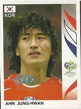 Ahn Jung-Hwan South Korea samolepka Panini World Cup 2006 #509