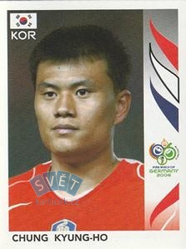 Chung Kyung-Ho South Korea samolepka Panini World Cup 2006 #510