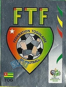 Team Emblem Togo samolepka Panini World Cup 2006 #512