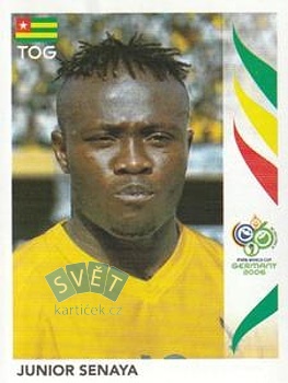 Junior Senaya Togo samolepka Panini World Cup 2006 #519