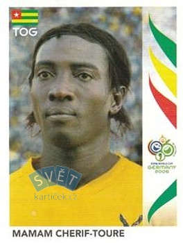 Mamam Cherif-Toure Togo samolepka Panini World Cup 2006 #522
