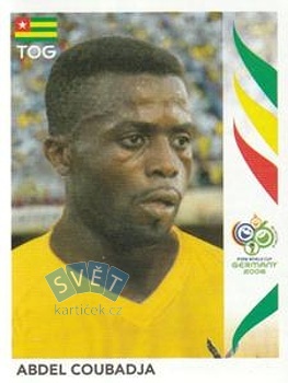 Abdel Coubadja Togo samolepka Panini World Cup 2006 #523