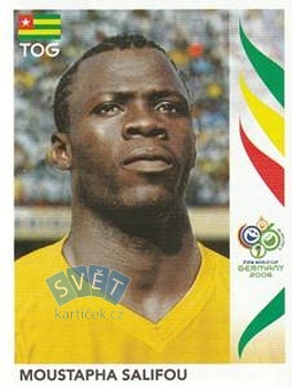 Moustapha Salifou Togo samolepka Panini World Cup 2006 #525