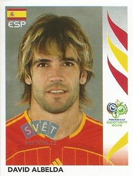 David Albelda Spain samolepka Panini World Cup 2006 #539