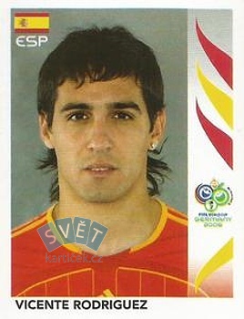 Vicente Rodriguez Spain samolepka Panini World Cup 2006 #541