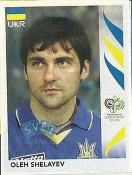 Oleh Shelayev Ukraine samolepka Panini World Cup 2006 #561