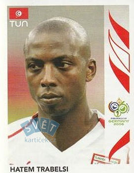 Hatem Trabelsi Tunisia samolepka Panini World Cup 2006 #575