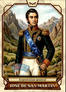 Jose de San Martin Argentinian general World's Monarchs Series 2 2026 #18