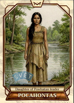Pocahontas Daughter of Powhatan leader World's Monarchs Series 2 2026 #47