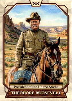 Theodore Roosevelt President of the United States World's Monarchs Series 2 2026 #50