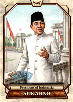 Sukarno President of Indonesia World's Monarchs Series 2 2026 #63