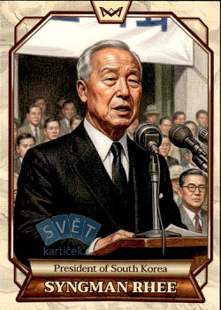 Syngman Rhee President of South Korea World's Monarchs Series 2 2026 #70