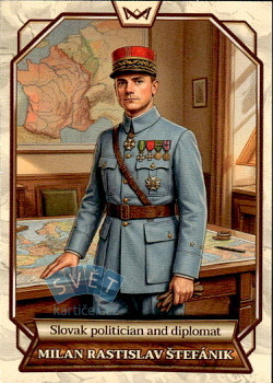 Milan Rastislav Stefanik Slovak politician and diplomat World's Monarchs Series 2 2026 #90
