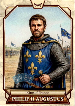 Philip II Augustus King of France World's Monarchs Series 2 2026 #120