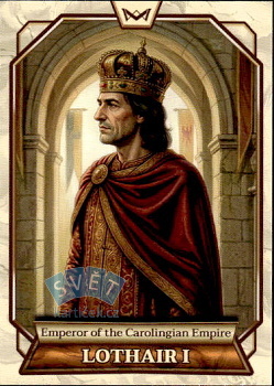 Lothair I Emperor of the Carolingian Empire World's Monarchs Series 2 2026 #124