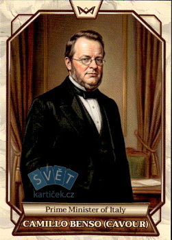 Camillo Benso (Cavour) Prime Minister of Italy World's Monarchs Series 2 2026 #154